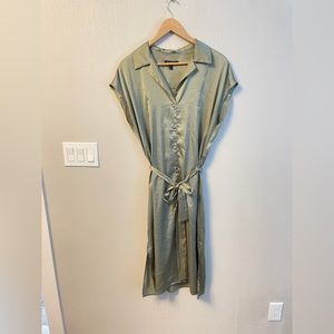 Khaki Green Zara Dress